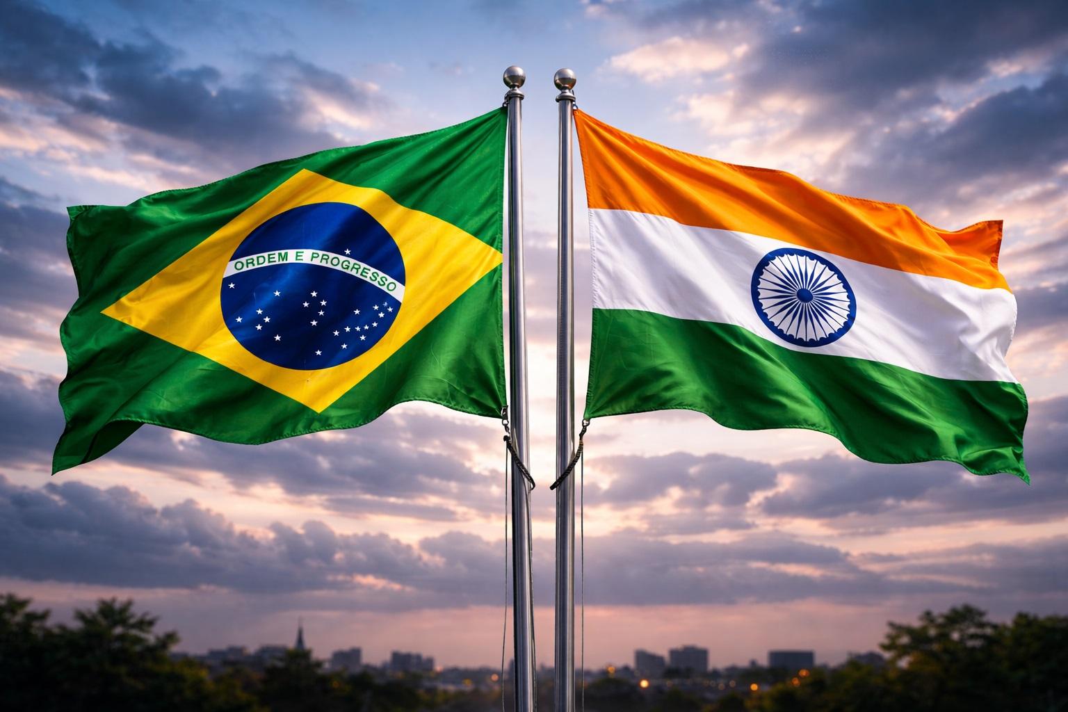 Brasil e Índia visam US$ 20 bilhões em parceria comercial