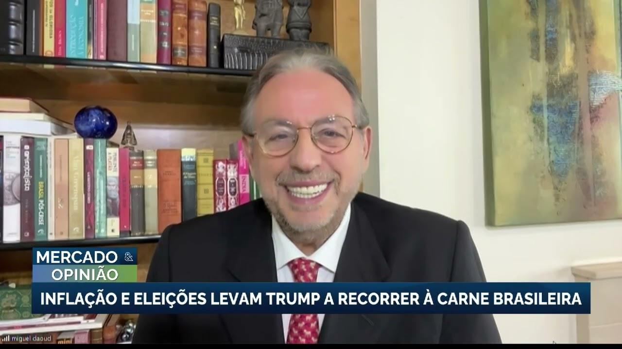 Carne brasileira ganha destaque após elogio de Trump em