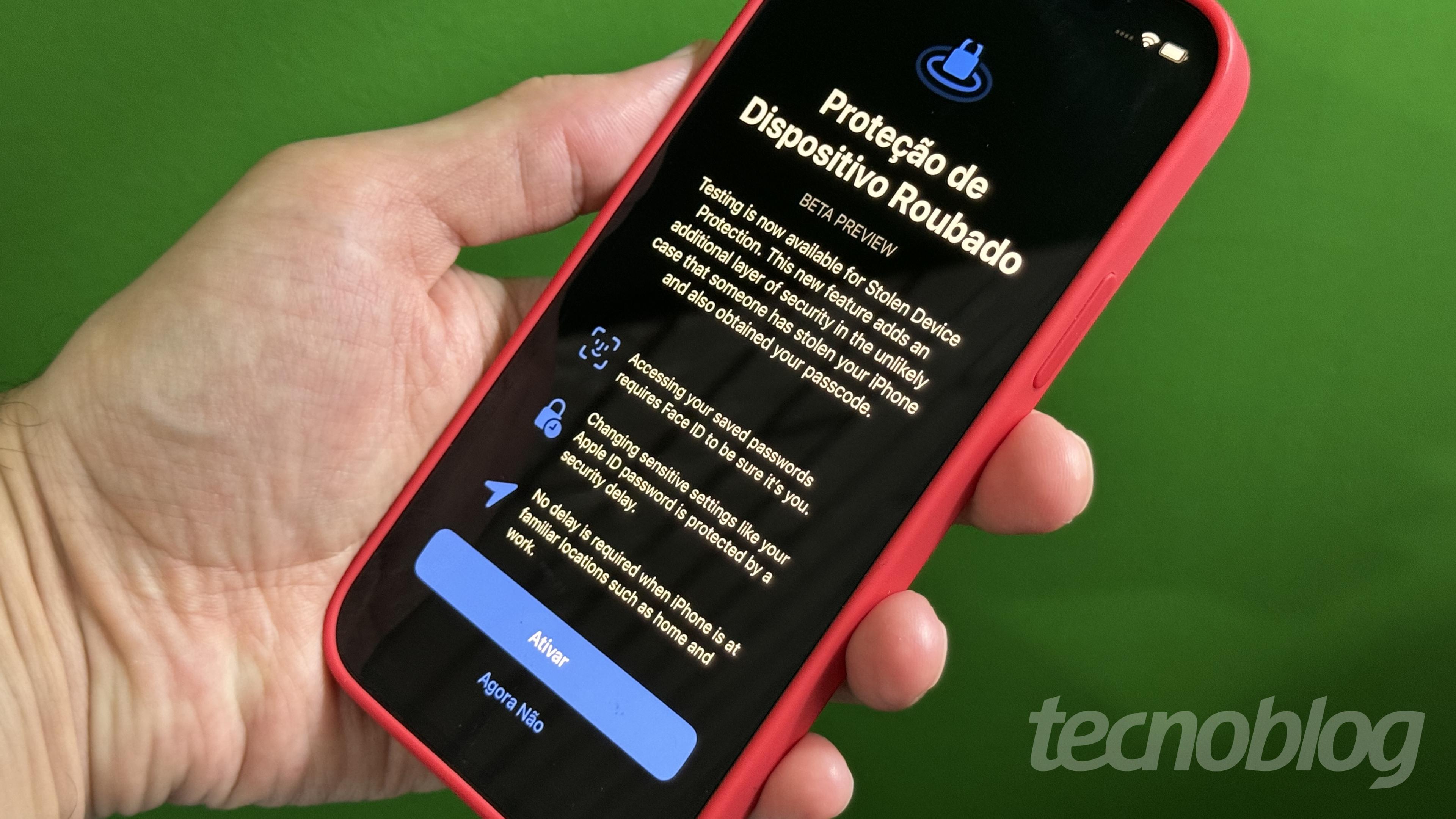 iOS testa AutoLock, recurso que bloqueia iPhone ao detectar