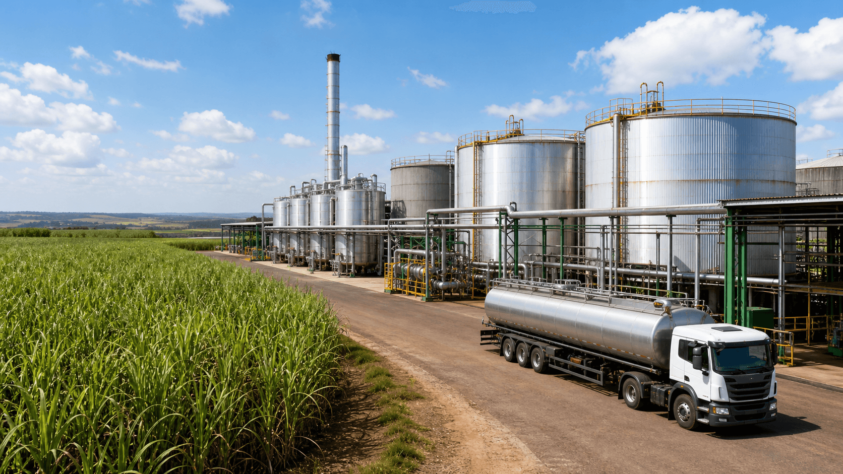 Etanol acumula queda de 2,82% em agosto e mantém tendência