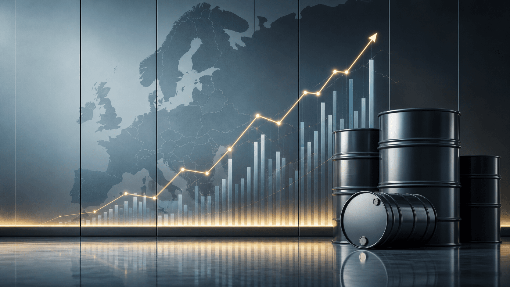 Bolsa europeia inicia semana oscilando com petróleo em alta