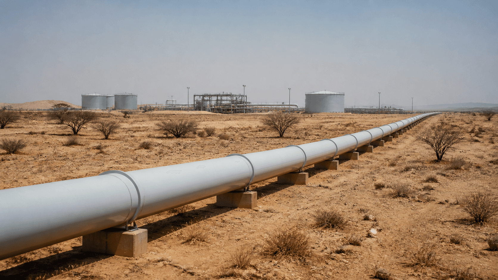 Petróleo atinge US$ 105 após paralisação em oleoduto saudita