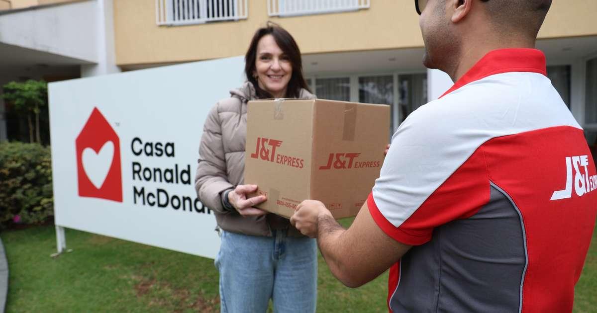 J&T Express entrega 1 milhão de vouchers para o McDia Feliz 2026 em 19 estados